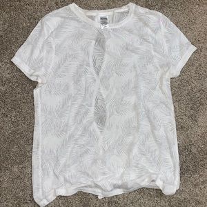 Semi mesh workout top